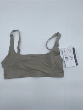 lululemon Nulu Scoop Neck Bralette in Riverstone SZ 6